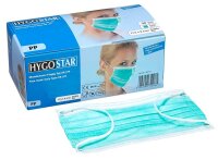 HYGOSTAR medizinischer Mundschutz DIN EN 14683 Typ II R,...