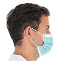 HYGOSTAR medizinischer Mundschutz DIN EN 14683 Typ II R, 50 St.