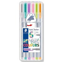 STAEDTLER triplus pastel COLOURS Fineliner farbsortiert...