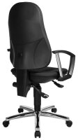 Topstar Bürostuhl Support® P Deluxe, 8179A G20 Stoff schwarz, Gestell chrom
