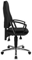 Topstar Bürostuhl Support® P Deluxe, 8179A G20 Stoff schwarz, Gestell chrom