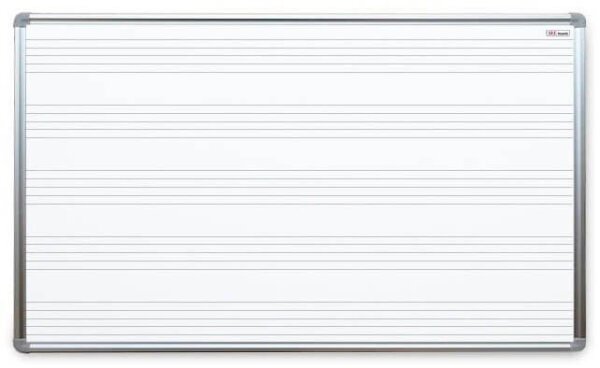 ALLboards Whiteboard 5-zeilig 120,0 x 90,0 cm weiß lackierter Stahl