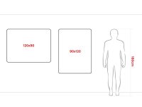 ALLboards Whiteboard 5-zeilig 120,0 x 90,0 cm weiß lackierter Stahl