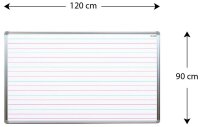 ALLboards Whiteboard liniert 120,0 x 90,0 cm weiß...