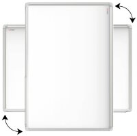 ALLboards Whiteboard liniert 120,0 x 90,0 cm weiß lackierter Stahl