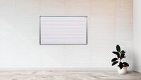 ALLboards Whiteboard liniert 120,0 x 90,0 cm weiß lackierter Stahl