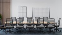 ALLboards Whiteboard kariert 120,0 x 90,0 cm weiß lackierter Stahl