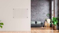 ALLboards Whiteboard 150,0 x 100,0 cm transparent Glas