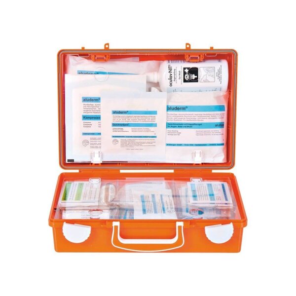 SÖHNGEN Erste-Hilfe-Koffer SN-CD Chemie & Physik orange