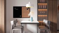 ALLboards Whiteboard-Pinnwand 60,0 x 40,0 cm Textil schwarz