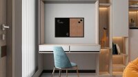 ALLboards Whiteboard-Pinnwand 60,0 x 40,0 cm Textil schwarz