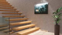 ALLboards Magnettafel CANVASboards 90,0 x 60,0 cm Wald im Nebel