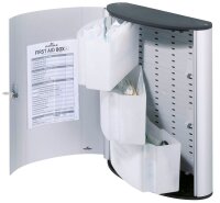 DURABLE Medizinschrank First AID BOX L DIN 13157 silber