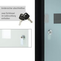 FIRST AID ONLY® Medizinschrank ohne Füllung schwarz