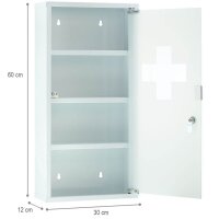 FIRST AID ONLY® Medizinschrank ohne Füllung...