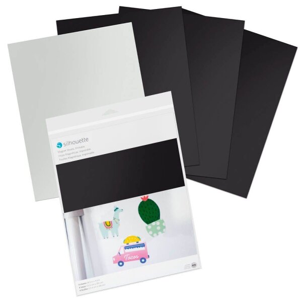 Silhouette MEDIA-MAGNET-3T bedruckbares Magnetpapier für Schneideplotter weiß 21