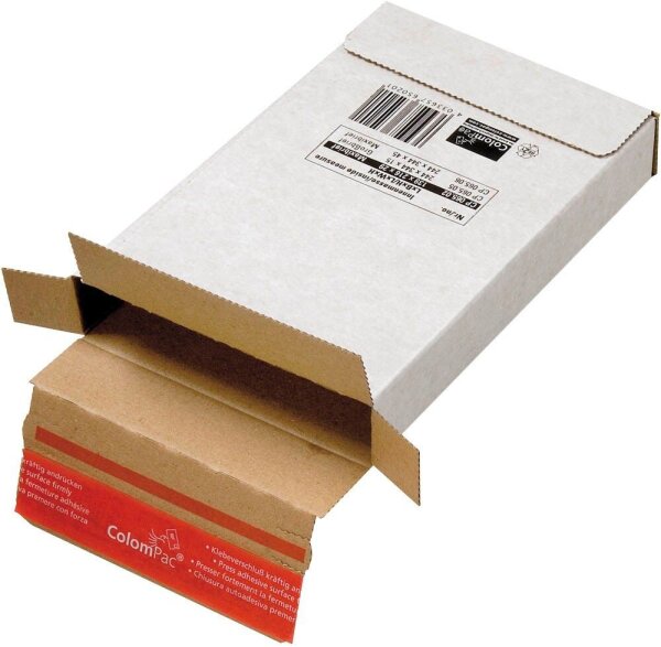 ColomPac® Versandkartons Kurierpakete 225 x 145 x 34 mm, 20 St.
