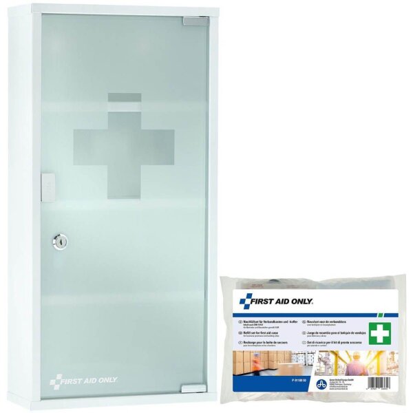 FIRST AID ONLY® Medizinschrank DIN 13157 weiß