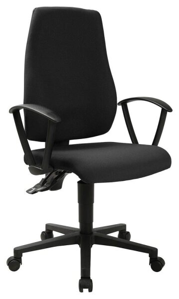 Topstar Bürostuhl MAXX 500, M500RG20 Stoff schwarz, Gestell schwarz