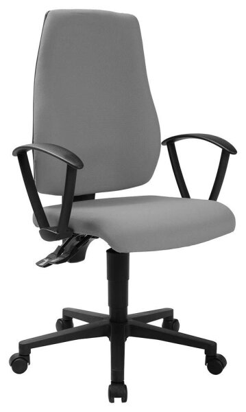 Topstar Bürostuhl MAXX 500, M500RG23 Stoff grau, Gestell schwarz