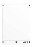 OXFORD Flipchart-Papier Smart Chart blanko 65,0 x 98,0...