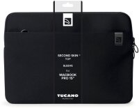 TUCANO Laptophülle MacBook Air 15 Zoll Kunststoff schwarz