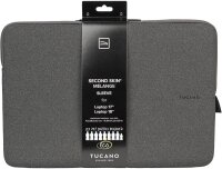 TUCANO Laptophülle Mélange Kunststoff schwarz bis 45,7 cm (18 Zoll)