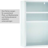 FIRST AID ONLY® Medizinschrank DIN 13169 weiß
