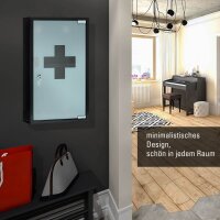 FIRST AID ONLY® Medizinschrank DIN 13169 schwarz