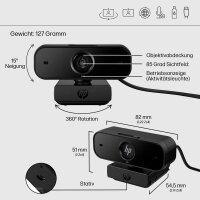 HP 430 FHD Webcam schwarz
