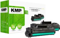 KMP H-T154D  schwarz Toner kompatibel zu HP 85A; Canon...