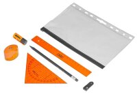 M + R Schreibset Schule neonorange orange