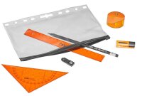 M + R Schreibset Schule neonorange orange