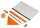 M + R Schreibset Schule neonorange orange