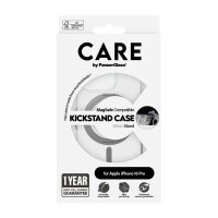 CARE by PanzerGlass® KICKSTAND Handy-Cover für Apple iPhone 16 Pro silber