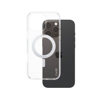 CARE by PanzerGlass® KICKSTAND Handy-Cover für Apple iPhone 16 Pro Max silber