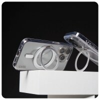 CARE by PanzerGlass® KICKSTAND Handy-Cover für Apple iPhone 16 Pro Max silber