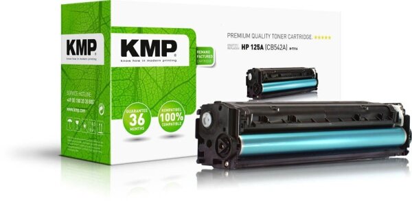 KMP H-T116  gelb Toner kompatibel zu HP 125A (CB542A)
