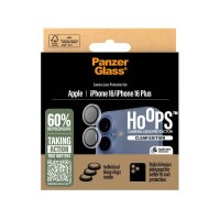 PanzerGlass™ HOOPS™ Kamera-Schutzglas für Apple iPhone 16, iPhone 16 Plus