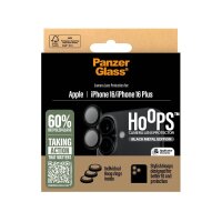 PanzerGlass™ HOOPS™ Kamera-Schutzglas für Apple iPhone 16, iPhone 16 Plus
