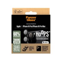 PanzerGlass™ HOOPS™ Kamera-Schutzglas für Apple iPhone 16 Pro, iPhone 16 Pro Max