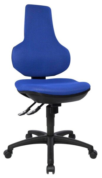 Topstar Bürostuhl Ergo Point® SY, EP02BB6 Stoff blau, Gestell schwarz