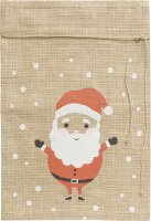 folia Nikolausbeutel Weihnachtsmann groß 35,0 x...