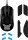 HyperX™ Pulsefire Haste Gaming Maus kabelgebunden schwarz