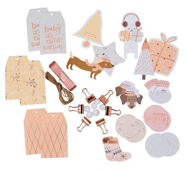 folia Bastelset Verpacken pastell pastell