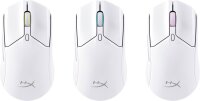 HyperX™ Pulsefire Haste 2 Gaming-Maus kabellos weiß