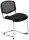 Nowy Styl Besucherstuhl Iso Ergo Mesh schwarz Stoff, 4 St.
