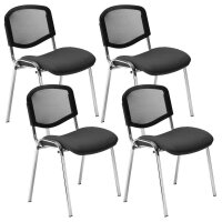 Nowy Styl Besucherstühle Iso Ergo Mesh anthrazit...