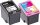 KMP H135V schwarz, color Druckerpatronen kompatibel zu HP 301 (N9J72AE), 2er-Set