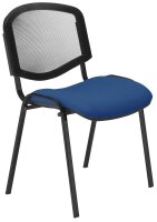 Nowy Styl Besucherstühle Iso Ergo Mesh blau Stoff, 4...